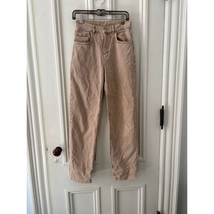 Reclaimed Vintage Women's Straight Leg barrel Jeans Size 26 Beige